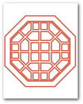 方圆窗槅图片