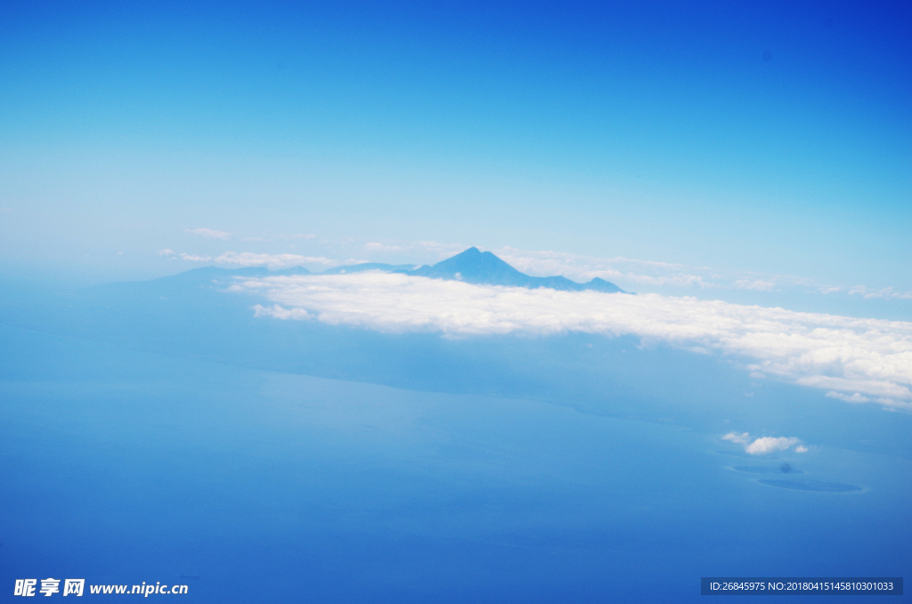 巴厘岛上空