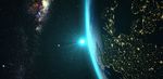 地球星空 宇宙 星空 地球 星