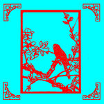 花鸟剪纸
