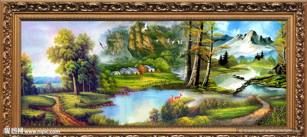 风景油画