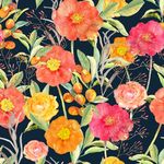 植物无缝印花图案