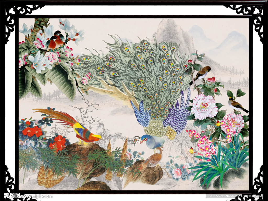 孔雀壁画
