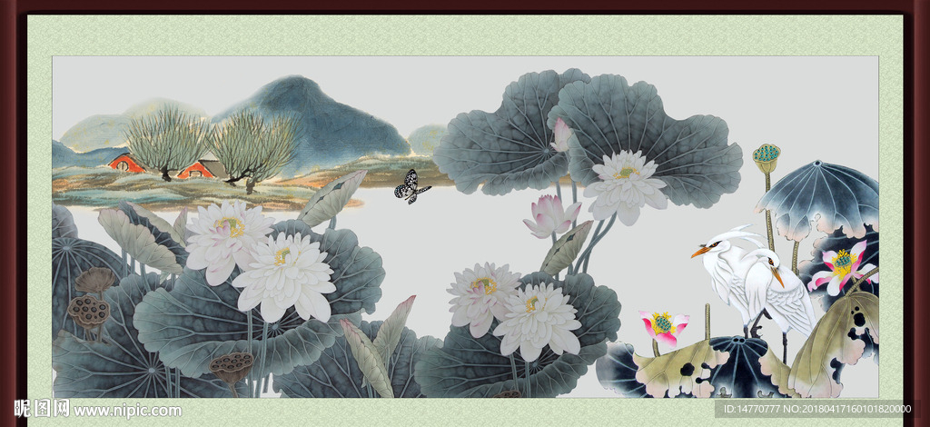 荷花图
