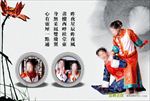 婚纱影楼摄影跨页相册模板图片