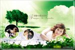 婚纱影楼摄影跨页相册模板图片