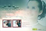 婚纱影楼摄影跨页相册模板图片