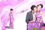 婚纱影楼摄影跨页相册模板图片