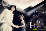 婚纱影楼摄影跨页相册模板图片