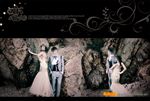婚纱影楼摄影跨页相册模板图片