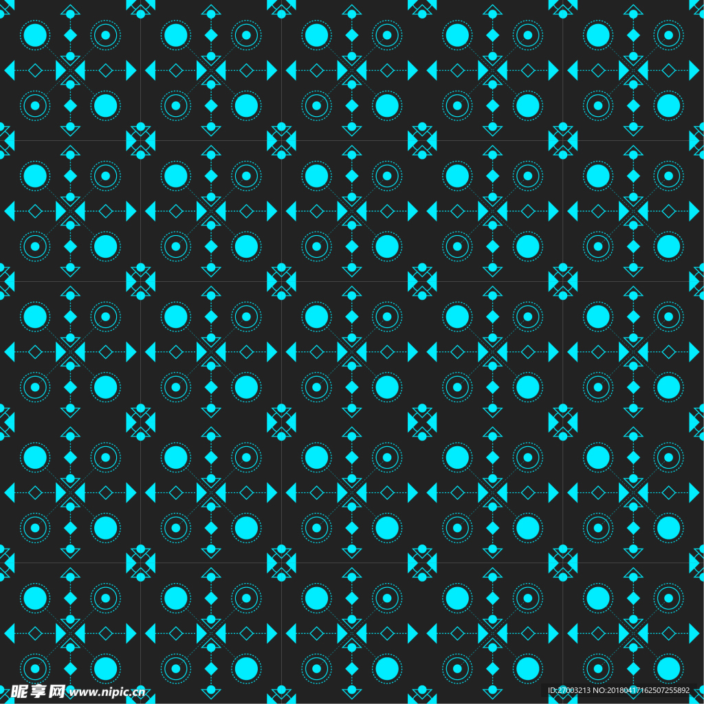 满身图案 矢量图 图形 几何