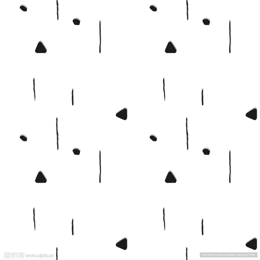 满身图案 矢量图 图形 几何