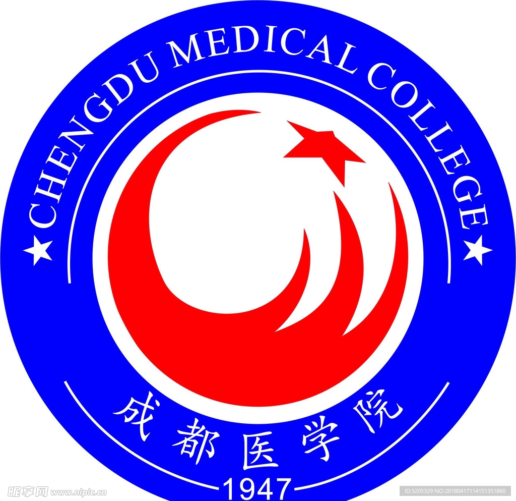 成都医学院logo设计图