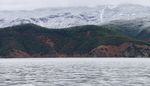 泸沽湖雪景雪山