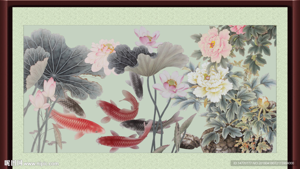荷花图