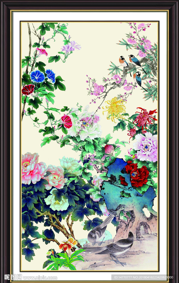 牡丹花开富贵