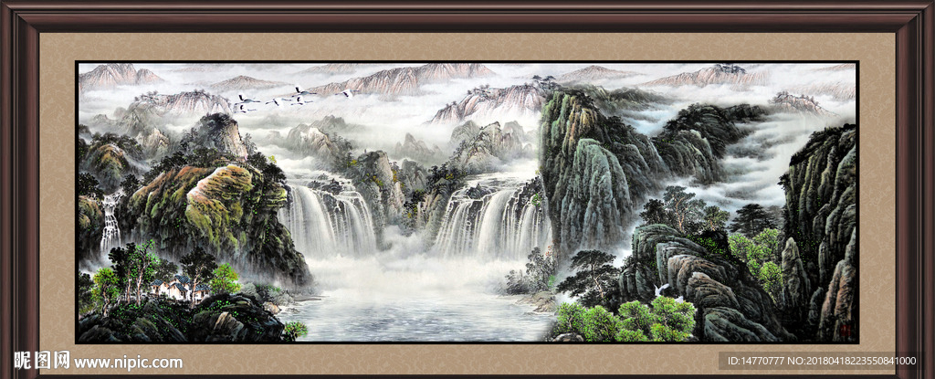 山水国画