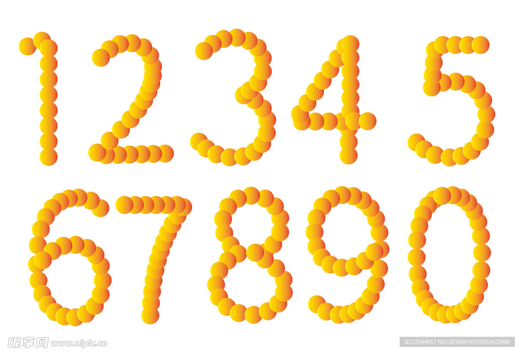 数字0123456789