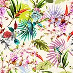 植物无缝印花图案