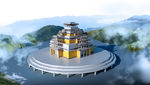 时轮金刚坛城古塔设计案例效果图