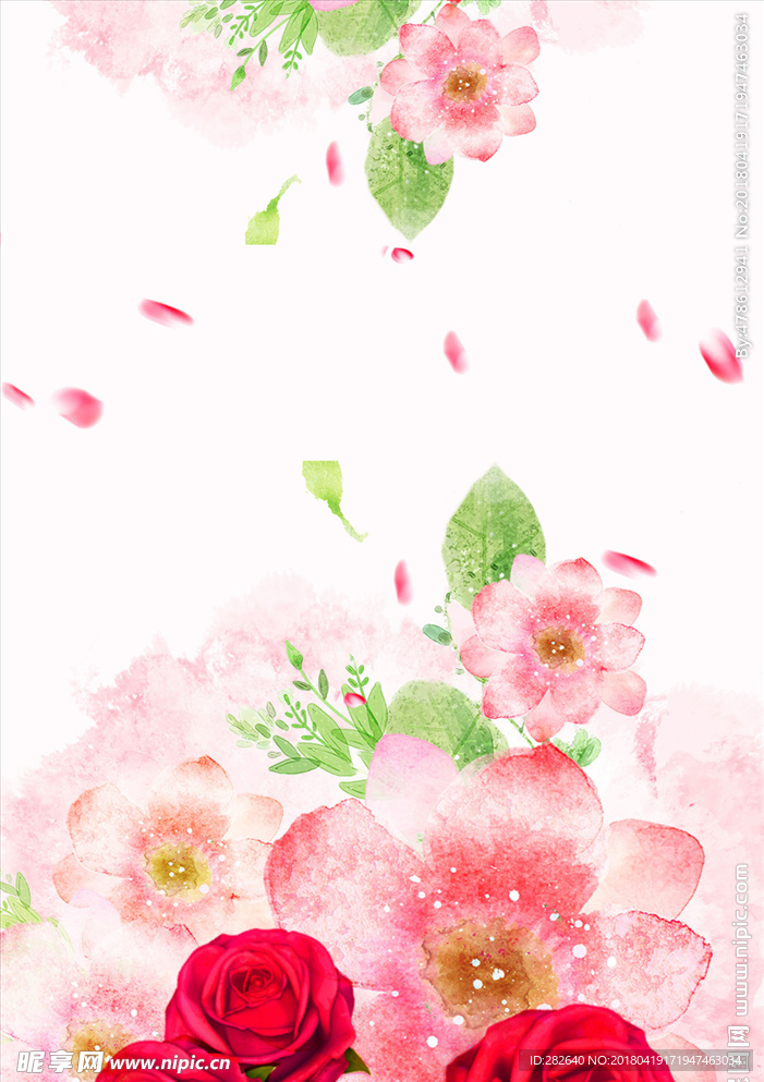 花背景素材