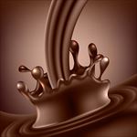 写实风飞溅的巧克力插图