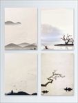 水墨展板