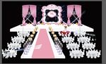 粉色系婚礼布置背景
