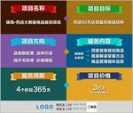 产品或活动促销信息汇总彩色图