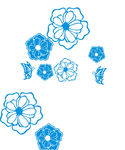 硅藻泥花草系列矢量图