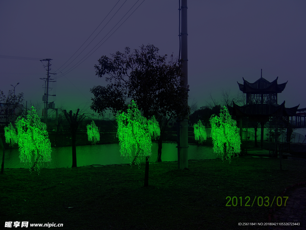 绿祥 农庄 景观 亮化 树灯