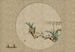 中国风水墨画工笔画模板图片下载