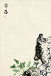 中国风水墨画工笔画模板图片下载