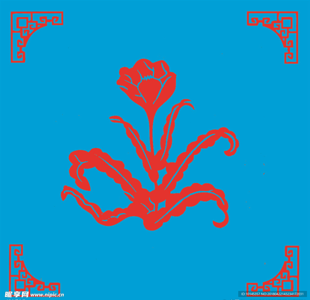 花卉剪纸