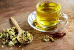 菊花 茶 玻璃茶杯 泡茶 茶道