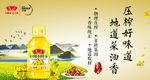 鲁花菜籽油海报