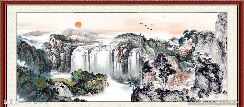 山水国画