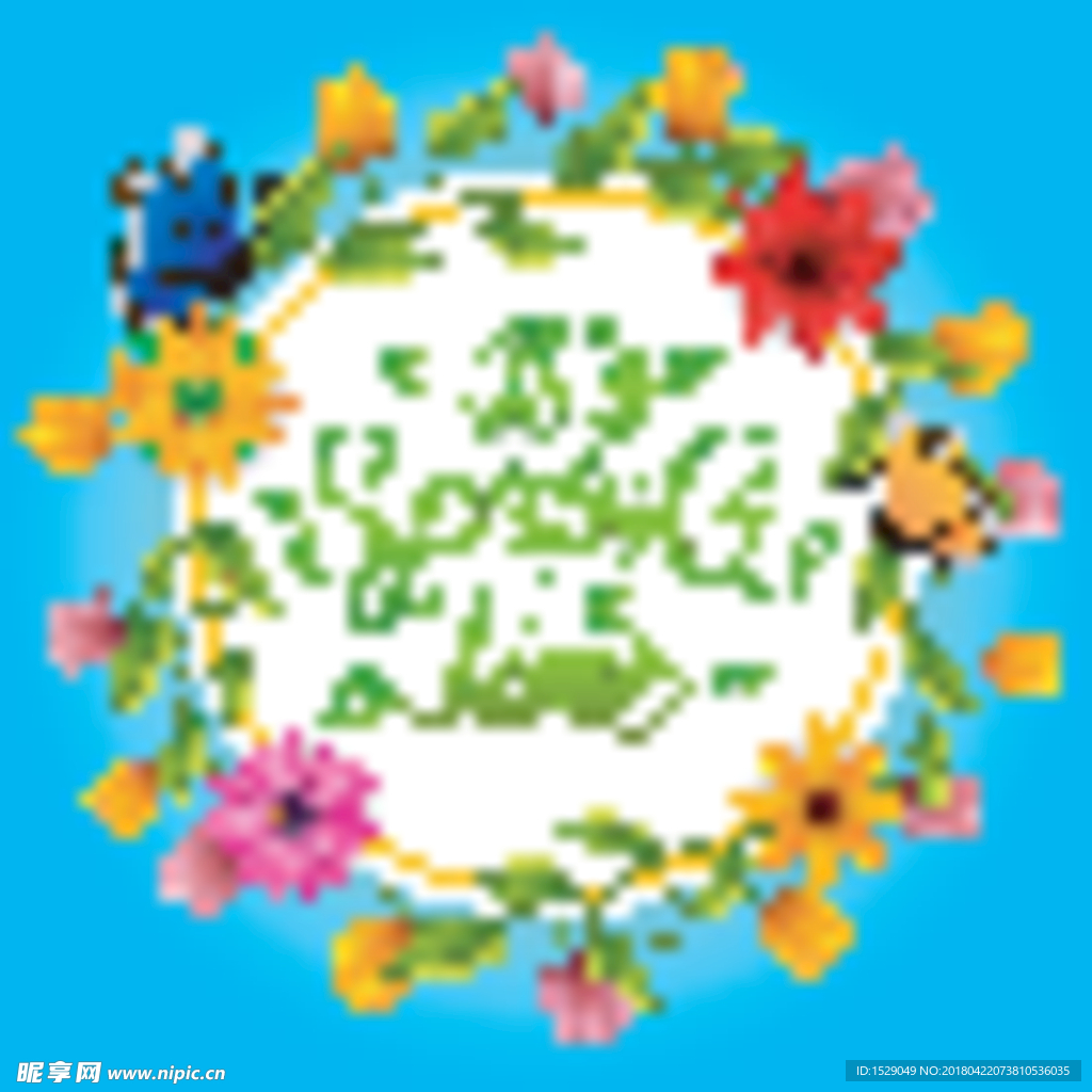 花卉边框