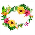 花卉边框