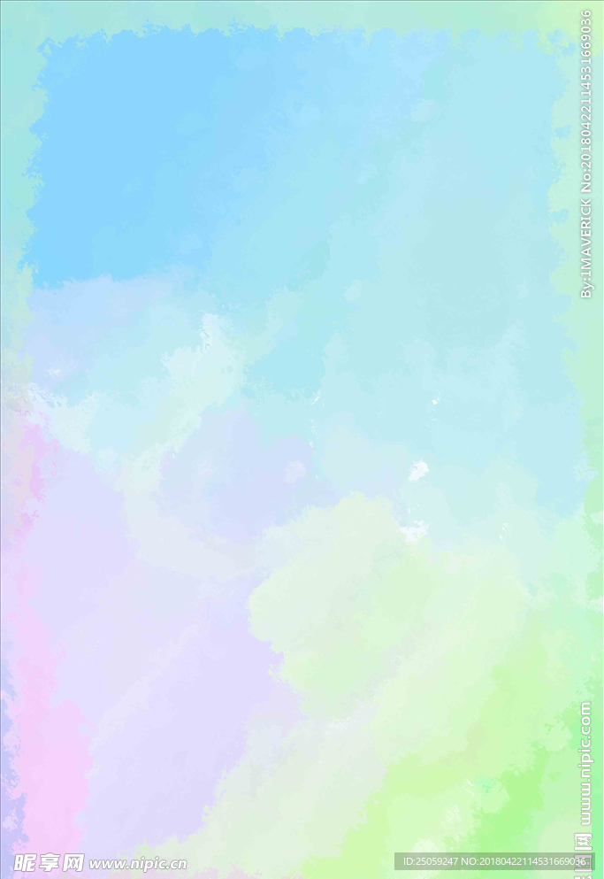彩色水墨背景