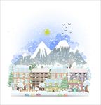 矢量建筑图片