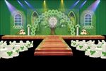 森系婚礼舞台效果图设计