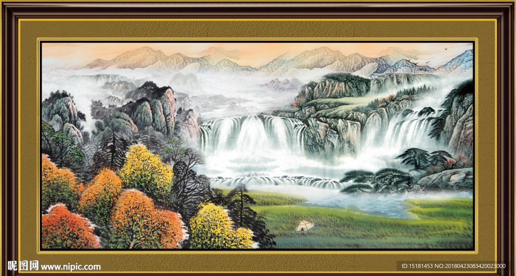 山水国画