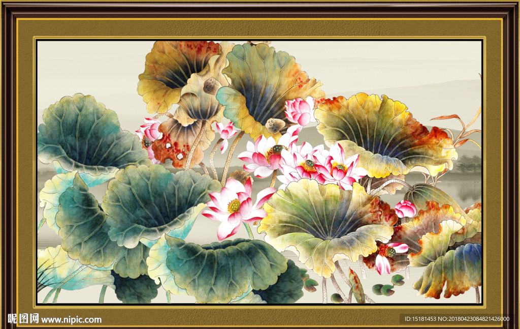 荷花图