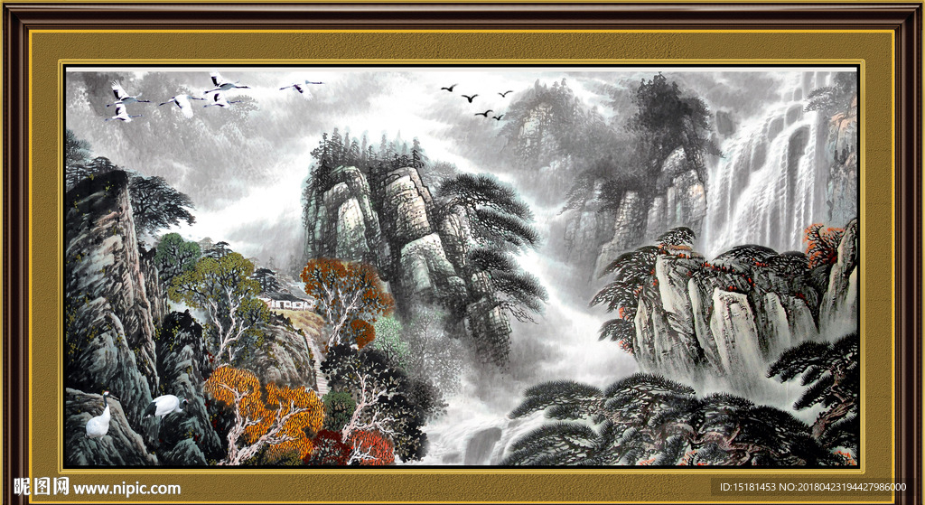 国画山水