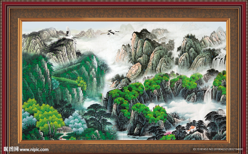 山水国画