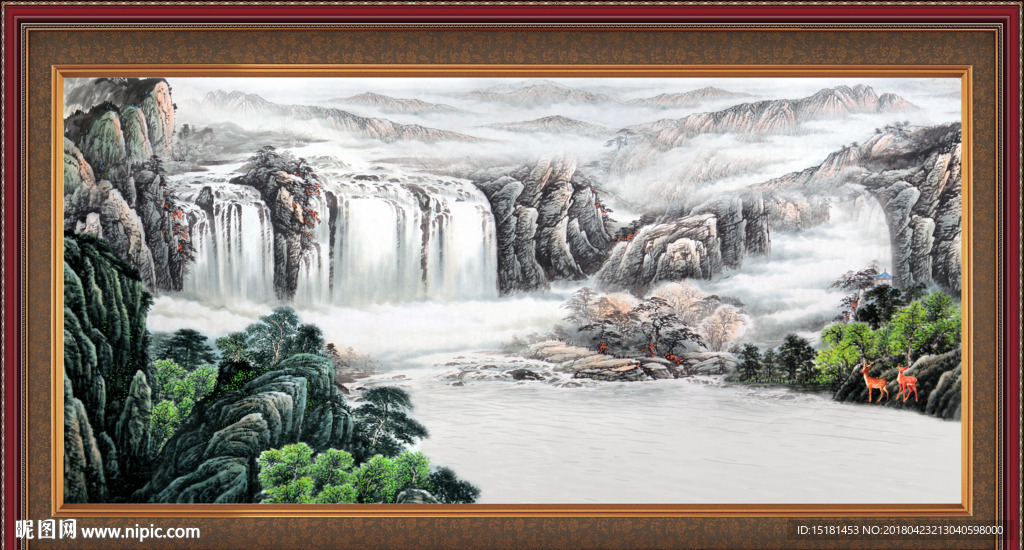 山水国画