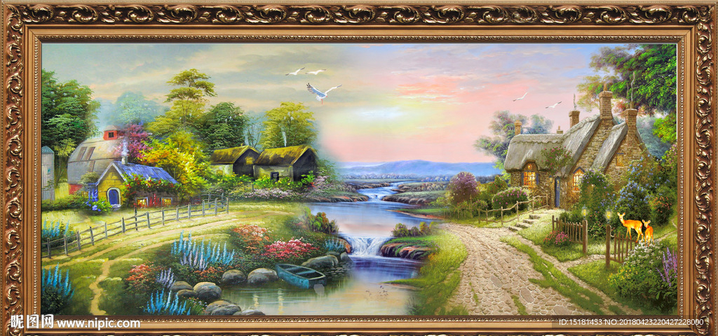 风景油画