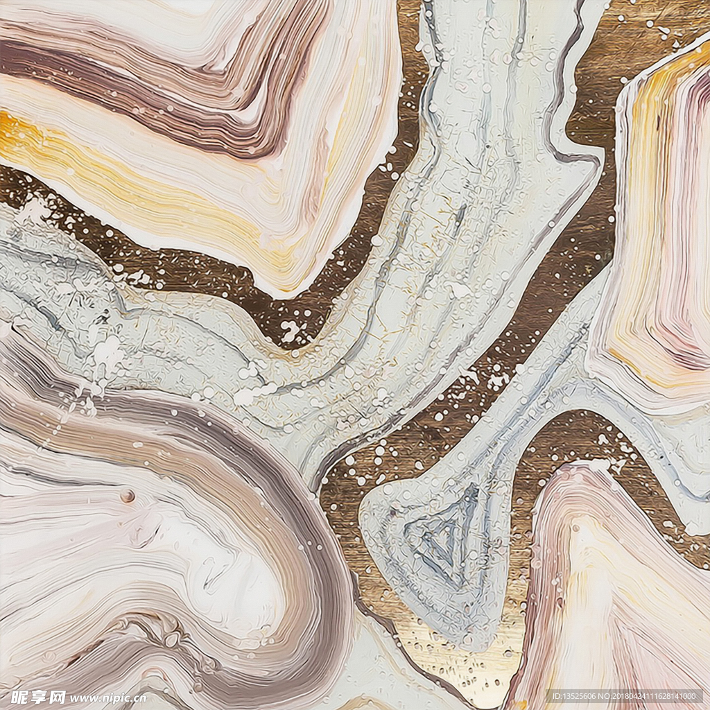 装饰画 抽象 色彩 后现代 绘