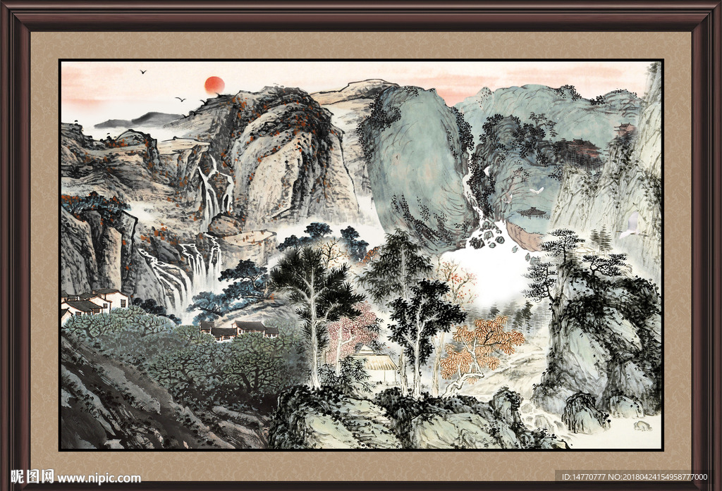 国画山水